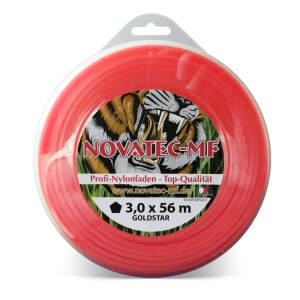 Mähfaden "FireStar" 3,0 mm x 56 m / 5 Kant-Profil  "Touch & Go"